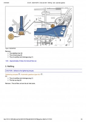 C5 (X7) - B2CI010CP0 - Drain and refill - Refilling - level _ automatic gearbox.jpg